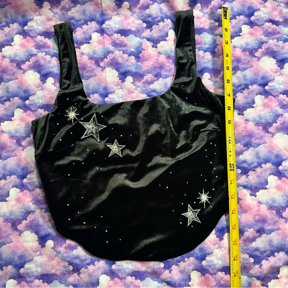 VS • Very Sexy Star Struck Shine Velvet Corset Bra Top - Picture 8 of 13